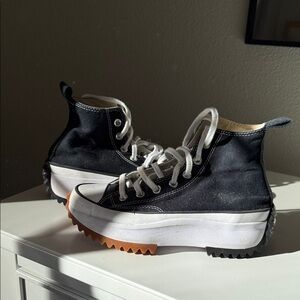 Converse Black and White High-Top Sneakers